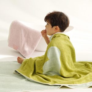 Bamboo Towel Dual Color Bath Swaddle